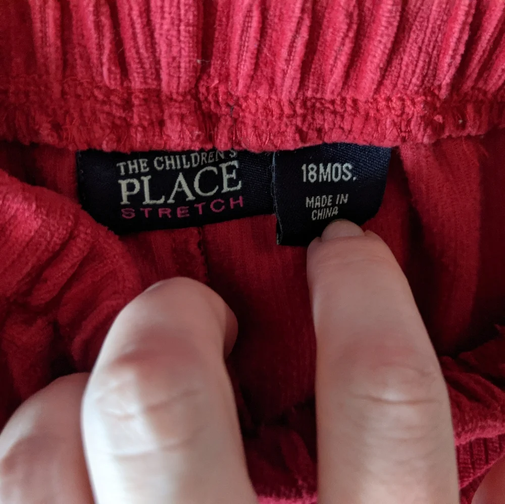 The Children's Place Red Valour Outfit